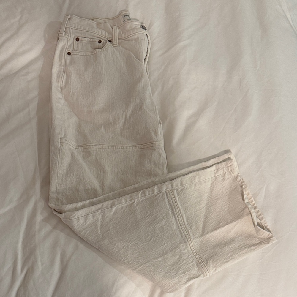 Abercrombie & Fitch Cream Women Jeans